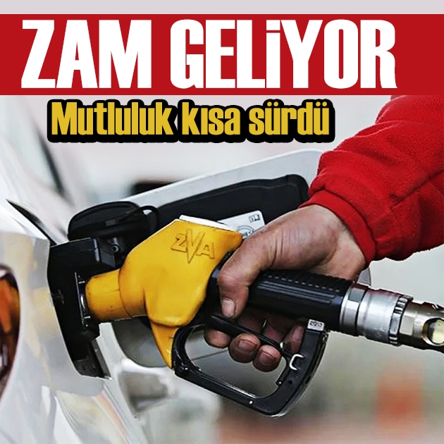 Araç sahiplerinin sevinci kısa sürdü: Benzine zam geliyor