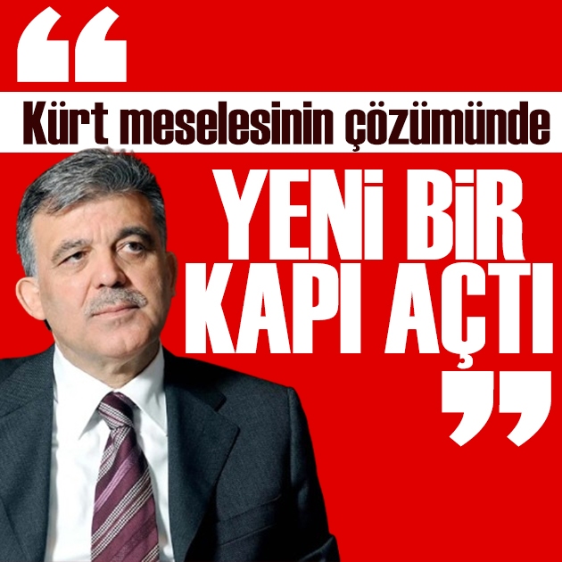 Abdullah Gül'den Terörsüz Türkiye mesajı: Yeni bir kapı açtı