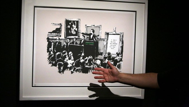 Banksy nin eseri artık dijital varlık