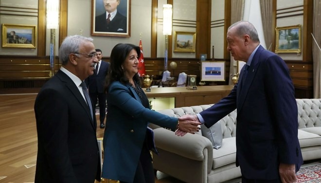 Erdoğan, DEM Parti Heyeti ni kabul etti