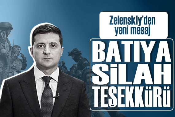 Zelenskiy den müttefiklerine silah teşekkürü