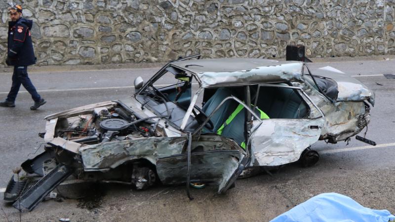 Zonguldak ta feci kaza: 3 ölü 1 yaralı