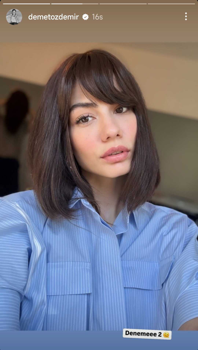 Demet Özdemir Kısa Peruklu