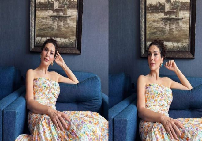 Bergüzar Korel: 'Sıcaktan kulaklığımı yiyeceğim'