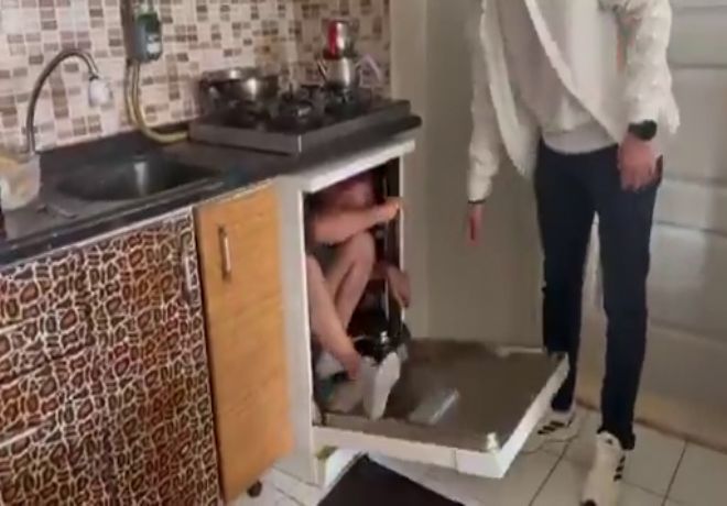 Her yerde aranıyordu: Bulaşık makinasından çıktı